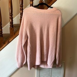 American Eagle Outfitters Pink Oversized Sweater